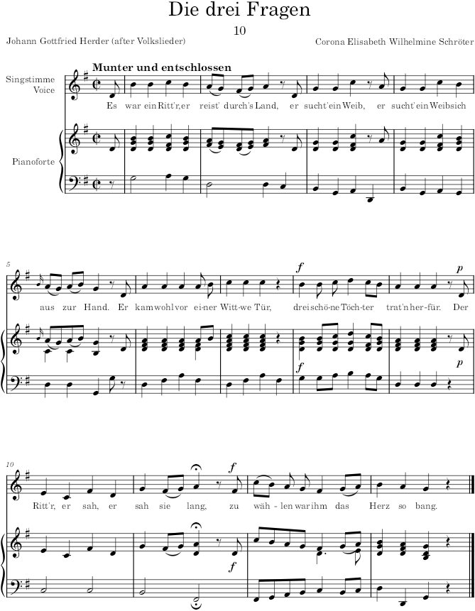 Lieder (Lieder) - Schröter — first page preview