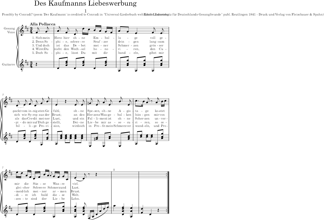 Lieder (Lieder) - Zumsteeg — first page preview