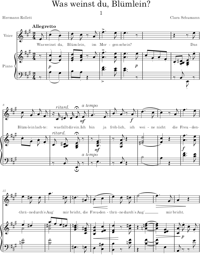 Lieder, Op.23 (Lieder) - Schumann — first page preview