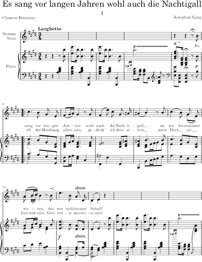 Lieder, Op.36 (Lieder) - Lang — first page preview