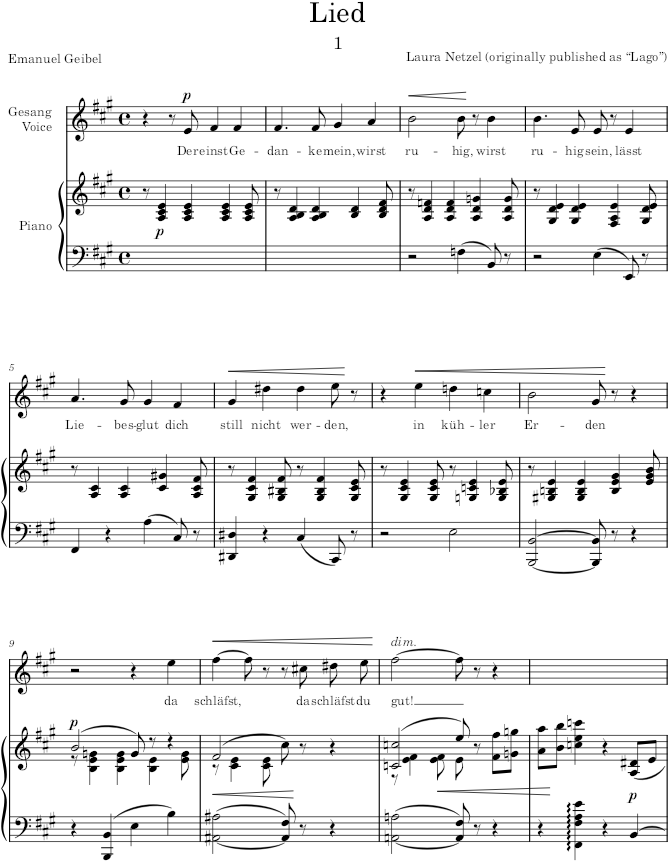 Lieder, Op.44 (Lieder) - Netzel — first page preview