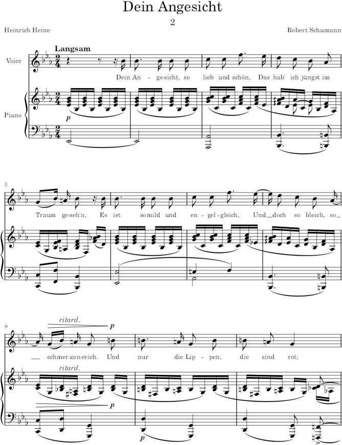 Lieder und Gesänge (Lieder und Gesänge) - Schumann — first page preview