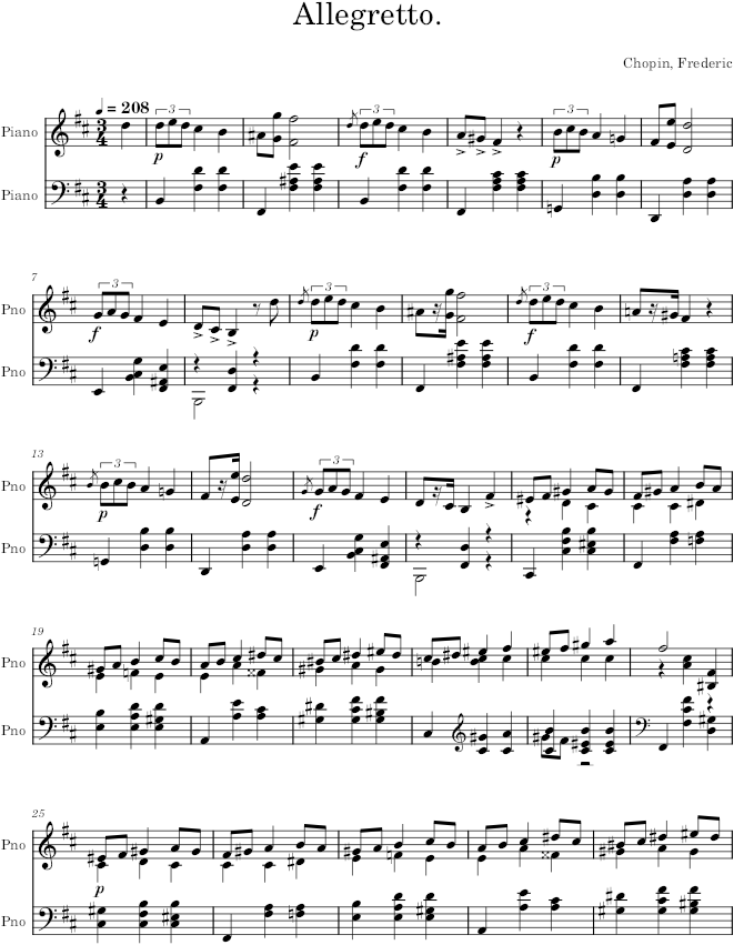 Mazurka in B Minor, Op. 30, No. 2 - Chopin — first page preview