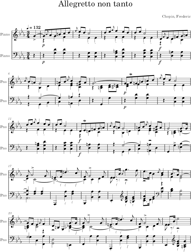 Mazurka in C Minor, Op. 30, No. 1 - Chopin — first page preview