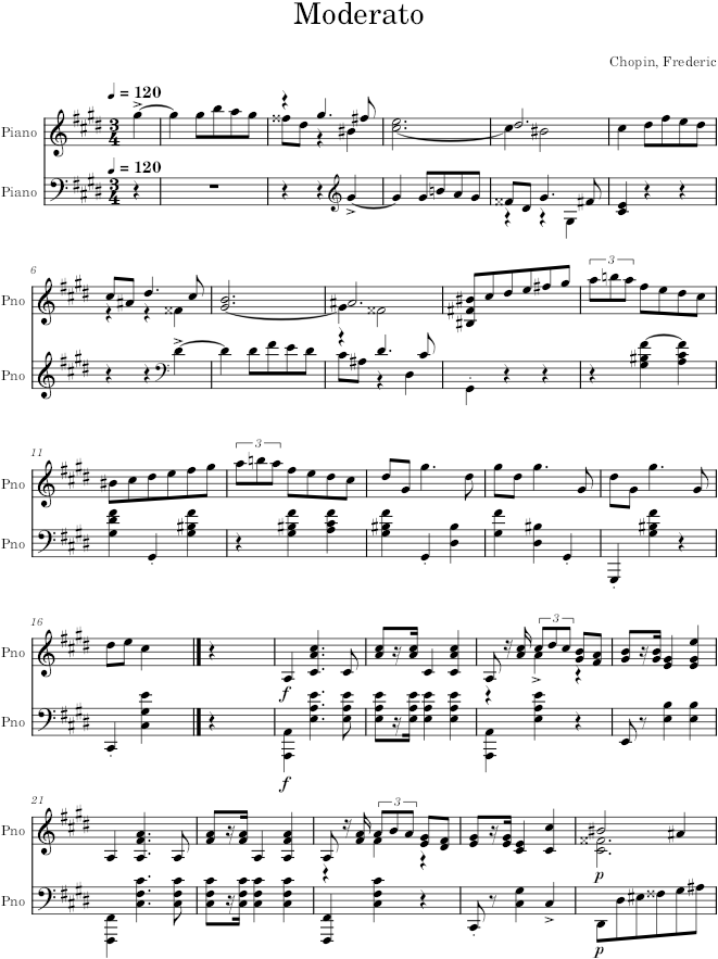 Mazurka in C-sharp Minor, Op. 50, No. 3 - Chopin — first page preview