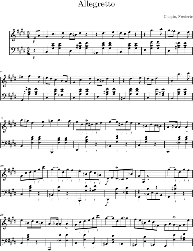 Mazurka in C-sharp Minor, Op. 63, No. 3 - Chopin — first page preview
