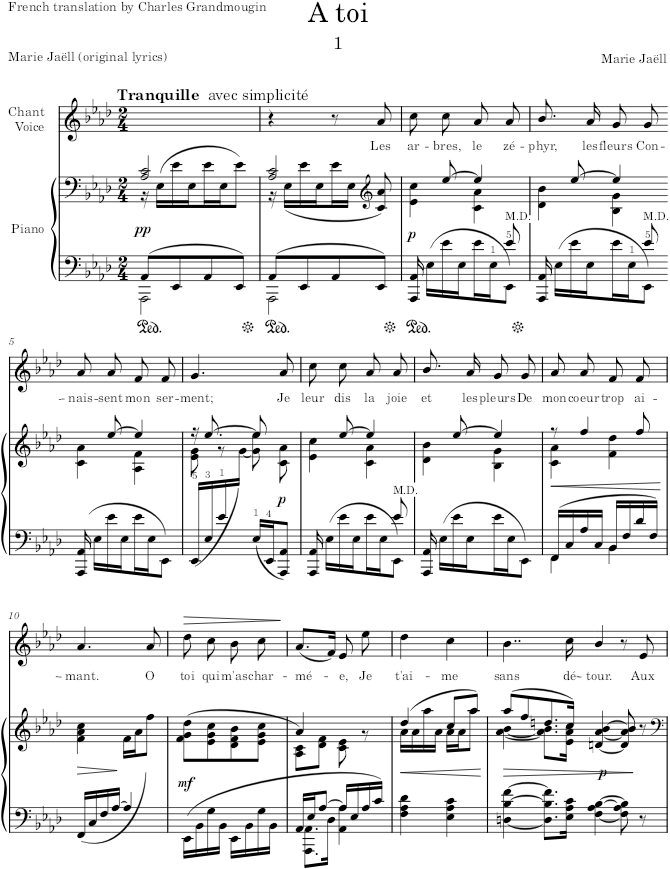 Mélodies (Mélodies) - Jaëll — first page preview