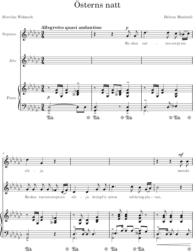 Österns natt - Munktell — first page preview