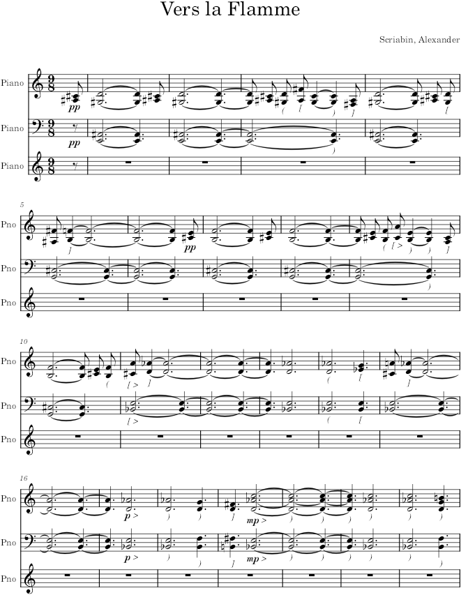 Poem Op. 72 - Scriabin — first page preview