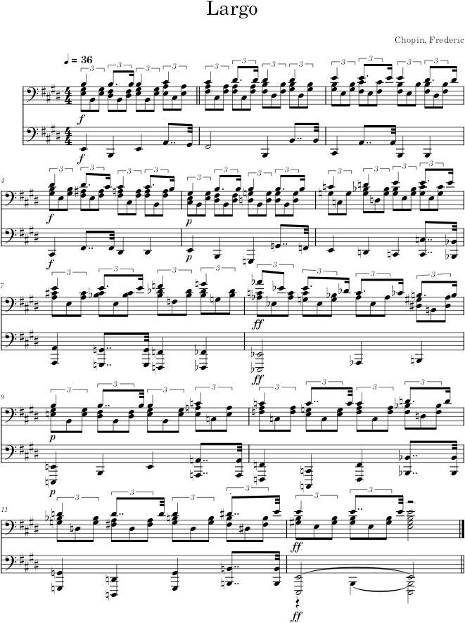 Prelude Op. 28, No. 9 - Chopin — first page preview