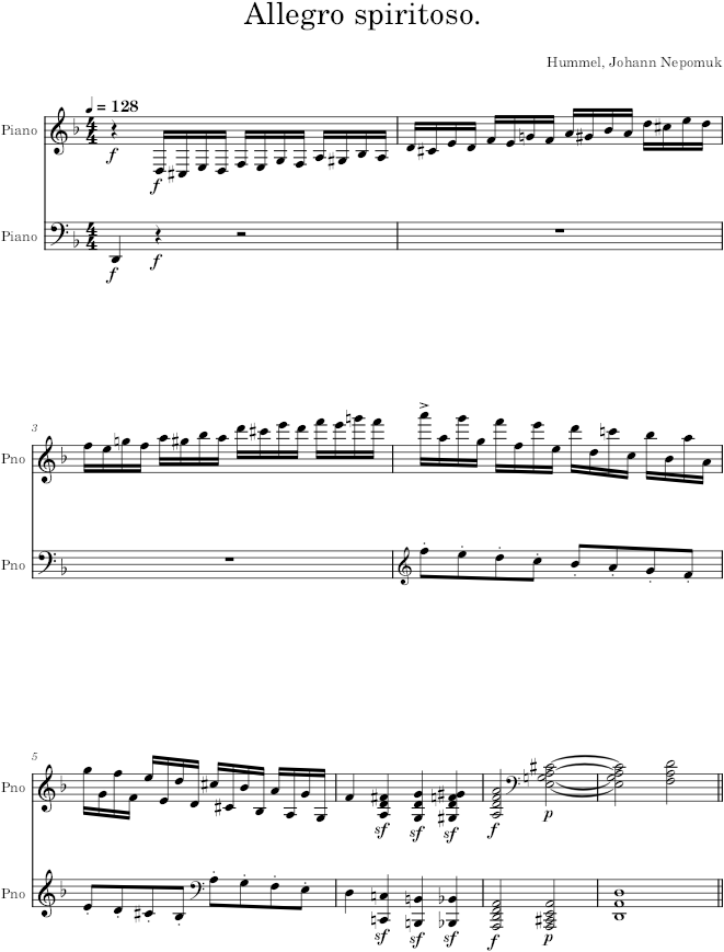 Prelude Op. 67, No. 24 - Hummel — first page preview