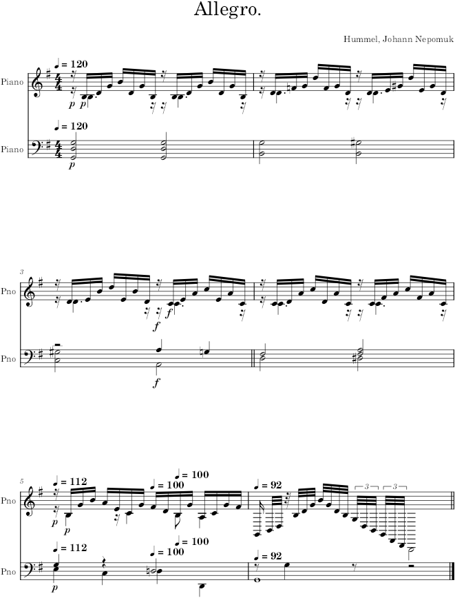Prelude Op. 67, No. 3 - Hummel — first page preview