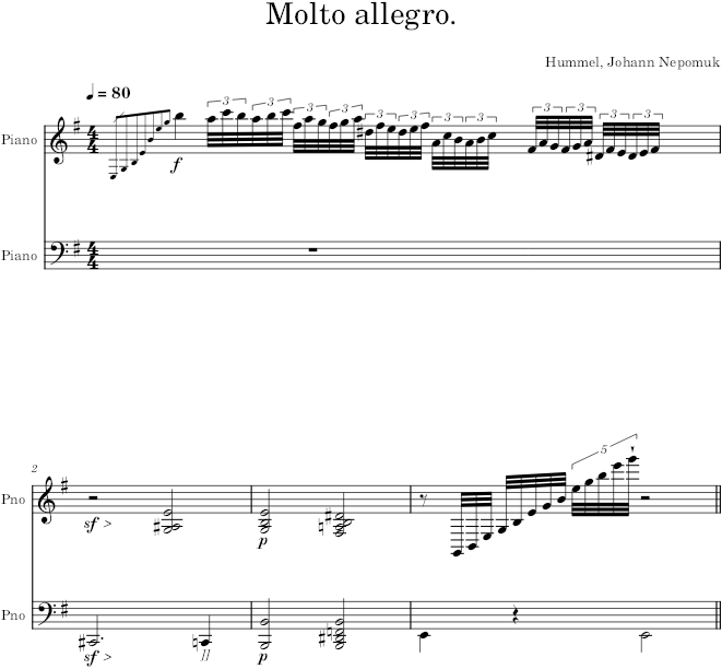 Prelude Op. 67, No. 4 - Hummel — first page preview