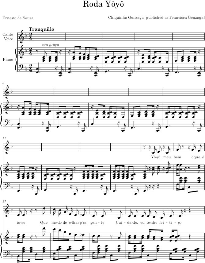 Roda Yôyô - Gonzaga — first page preview