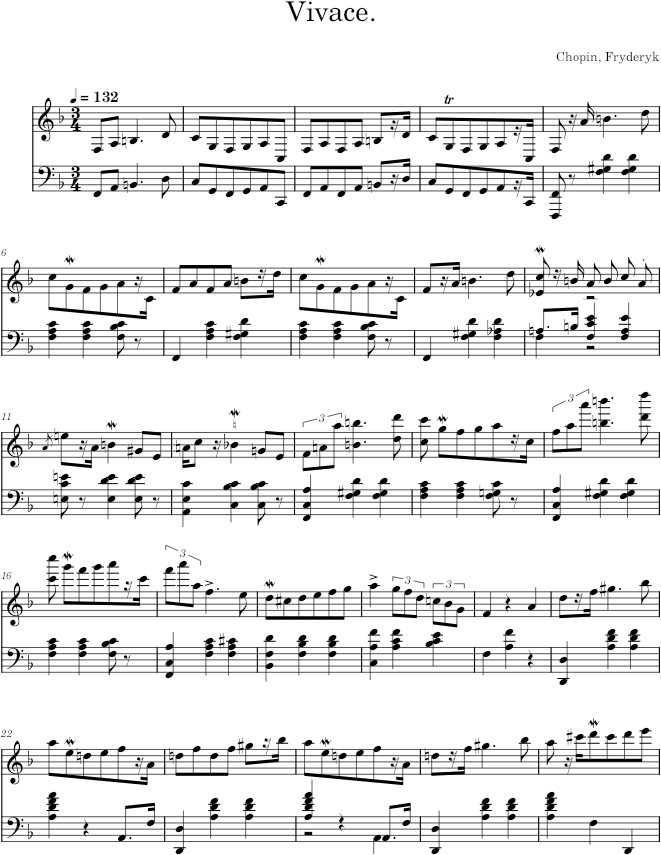 Rondo Op. 5 - Chopin — first page preview