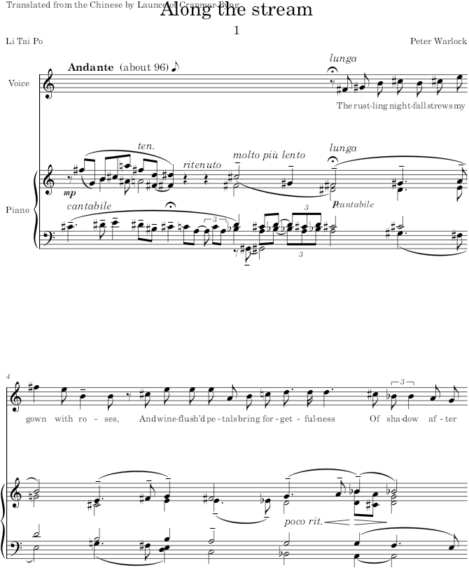 Saudades - Warlock — first page preview