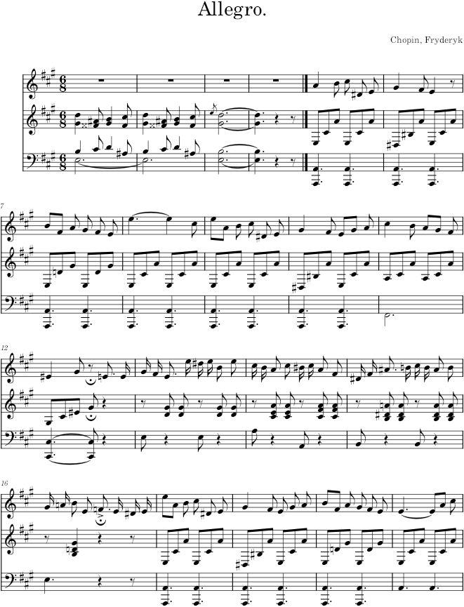 Song Op. 74, No. 5 - Chopin — first page preview
