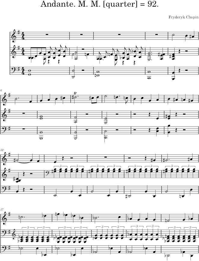Song Op. 74, No. 9 - Chopin — first page preview