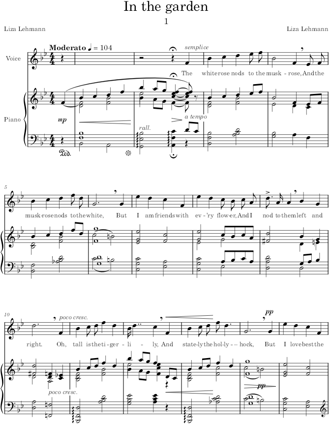 Songs of a Flapper - Lehmann — first page preview