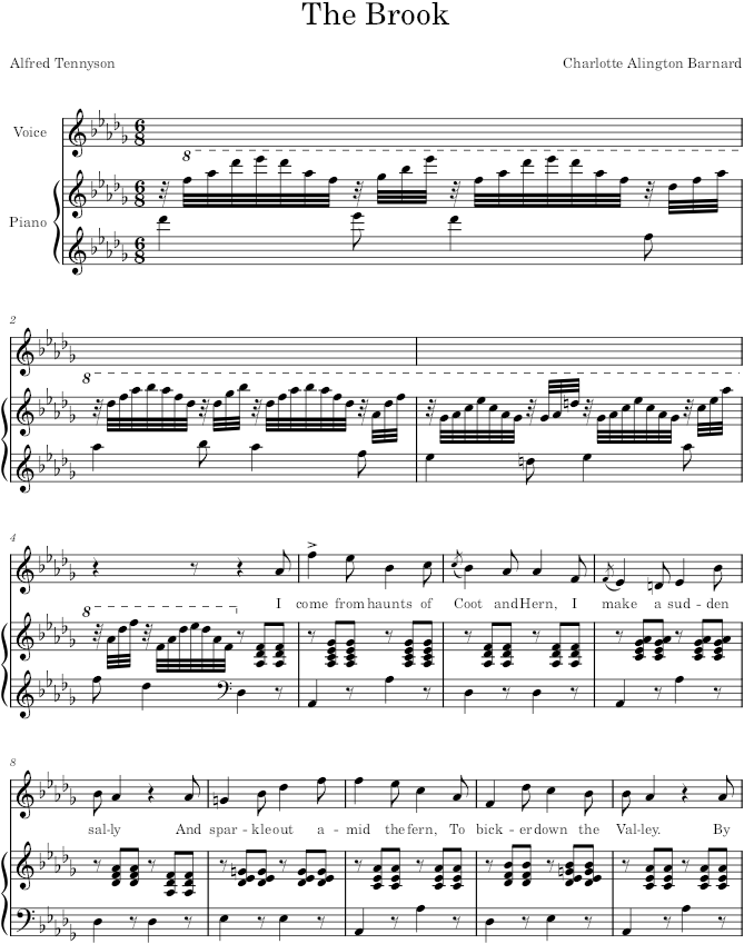 The Brook - Barnard — first page preview
